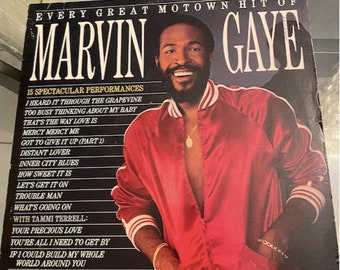 1983 "Every Great Motown Hit of Marvin Gaye" von Marvin Gaye Vinyl LP Record Rare