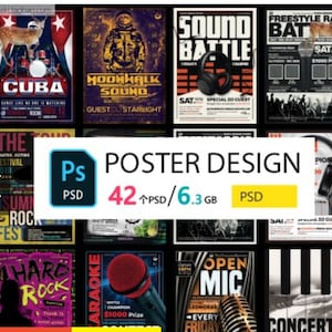 Concert Poster Template - Event/Concert Poster Design Photoshop - 42 Template
