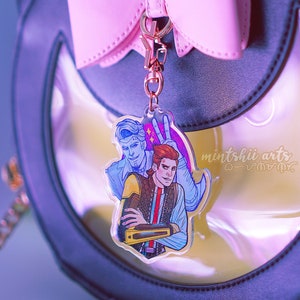 RHACK Glitter Acrylic Charm, Glitter Epoxy