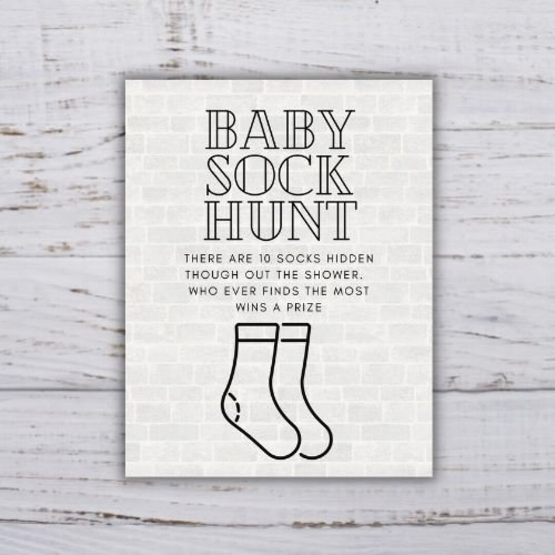 Baby Sock Game Etsy