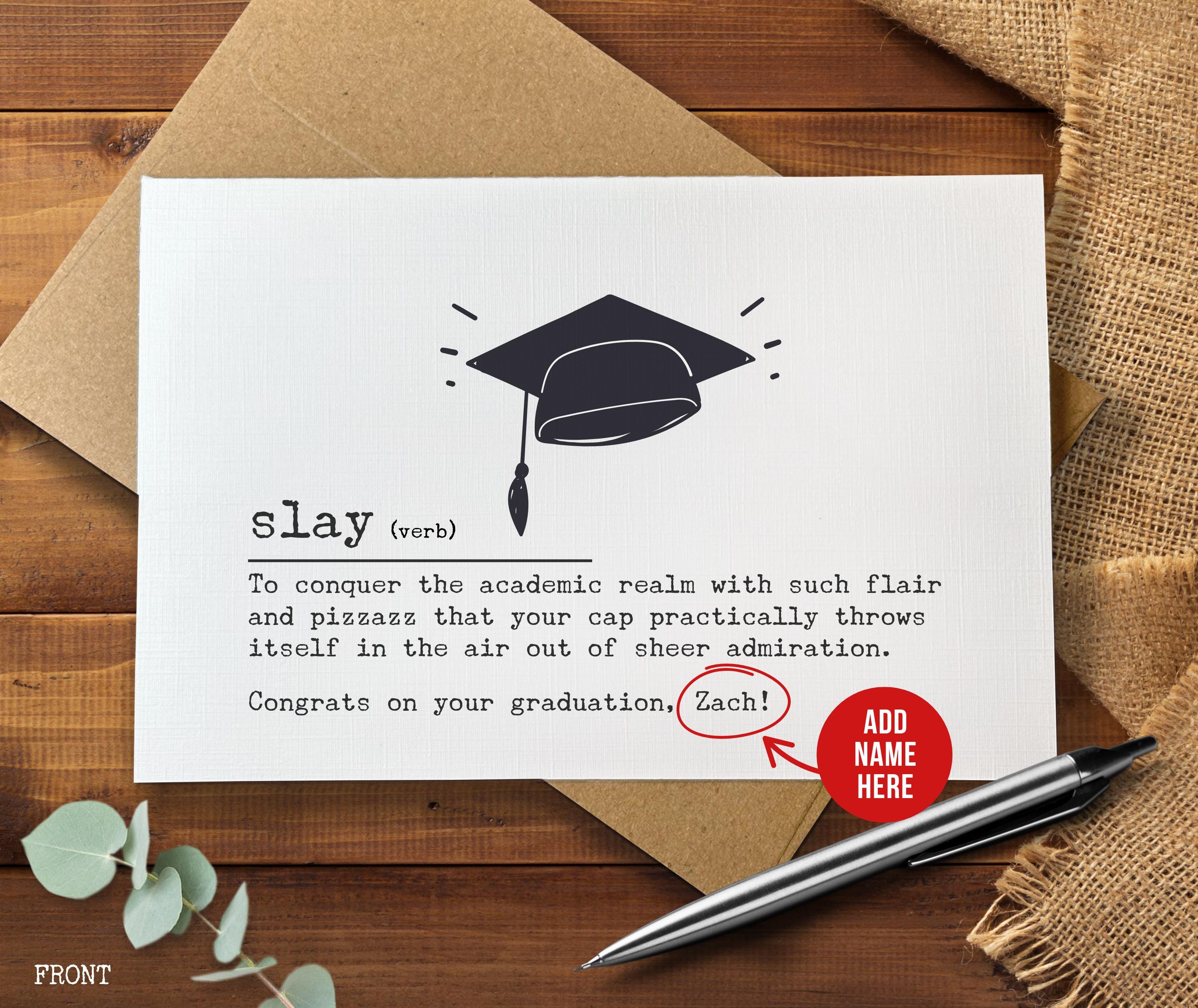 funny grad card sayings 99 Problems But A Degree Aint One - Funny Graduation Card main image 1