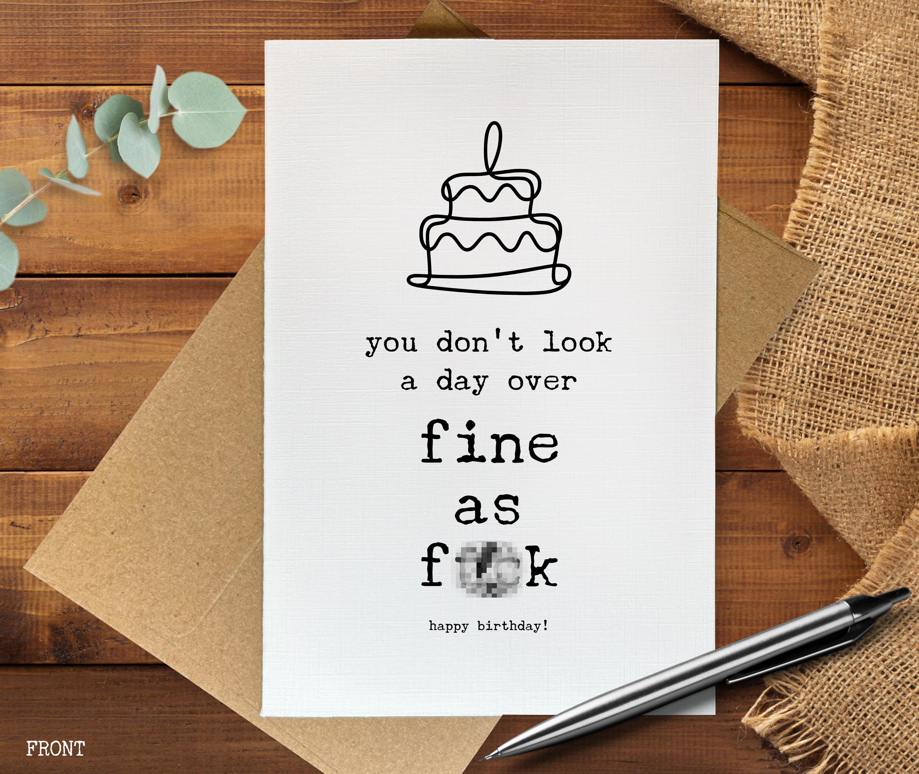 Kinky BDSM Funny Birthday Card - Handcuffs - Bratty Card Restrain Bondage For Girlfriend Boyfriend Cheeky Naughty Flirty Birthday Card