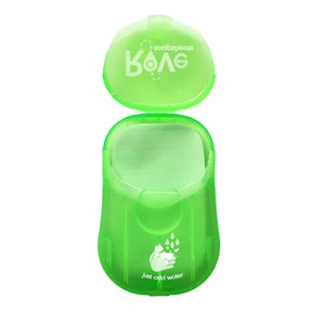 Groene thee Twist Geparfumeerde biologisch afbreekbare wateroplosbare papieren zeepbladen - draagbaar en ideaal voor reizen en kamperen (50 tellen)