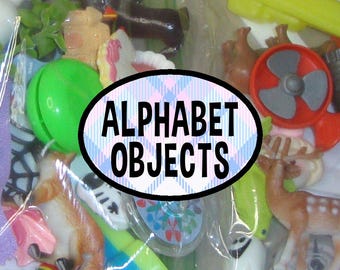 78 objetos del alfabeto, 3 por letra, centro de alfabetización, fonética, lectura, miniaturas del abecedario, preescolar, jardín de infancia, baratijas, regalo infantil