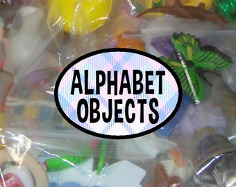 78 objetos del alfabeto, 3 por letra, centro de alfabetización, fonética, lectura, miniaturas del abecedario, preescolar, jardín de infancia, baratijas, regalo infantil