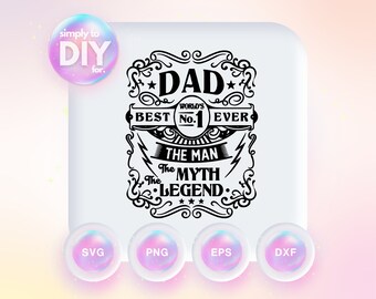 Dia dos Pais SVG, Dad SVG, Best Dad, Whiskey Label, Daddy Svg, Feliz Dia dos Pais, Cut File Cricut, Silhouette, Cameo, Iron on Vinyl