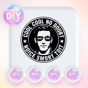Brooklyn Nine Nine - Jake Peralta - Lustige Fernsehsendung - Geschenkidee - SVG DXF EPS png - Schnittdatei - Cricut - Vektor - Vinylschnittdatei