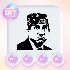 Prison Mike svg, Michael Scott svg, The Office svg, Funny TV svg, The Office vector,  The Office png, cameo, silhouette, Cricut cut file