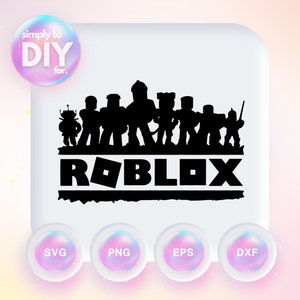 Svg Roblox - jeu vidéo svg - Gamer svg - fichier coupe Roblox - téléchargement numérique Roblox - Roblox imprimable