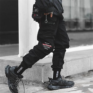 Japanese Men's Techwear Cyberpunk Streetwear Pants | Etsy