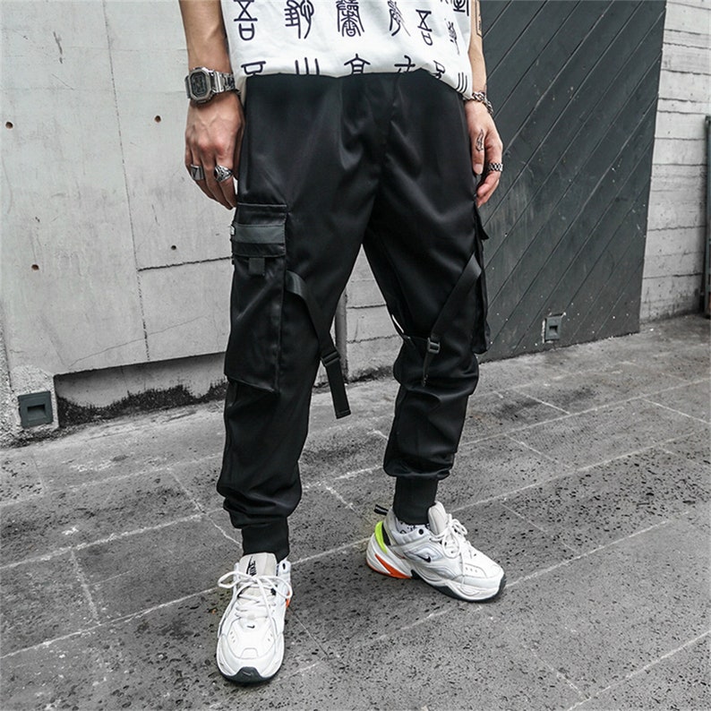 Warcore Techwear Pants Goth Darkwear Cargo Pants Cyberpunk - Etsy
