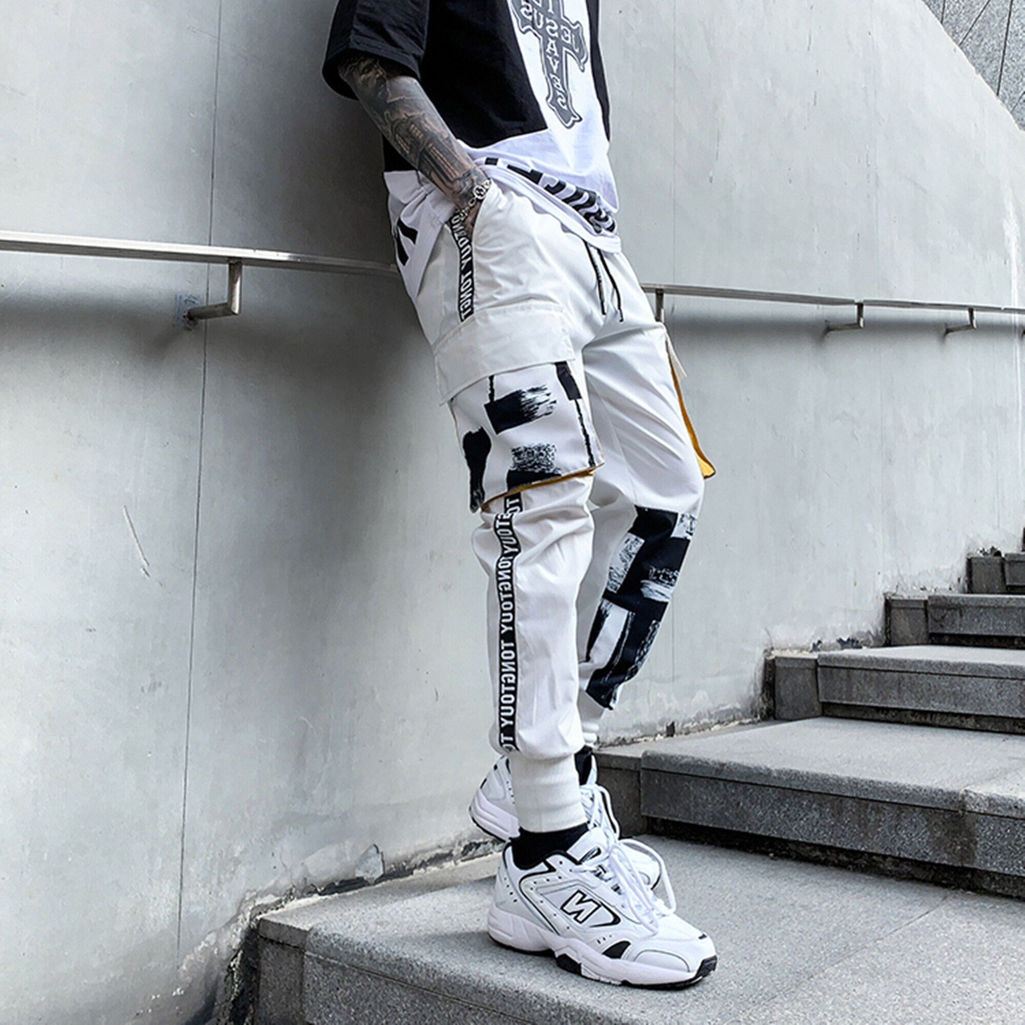 Cargo Pants Cyberpunk Streetwear 