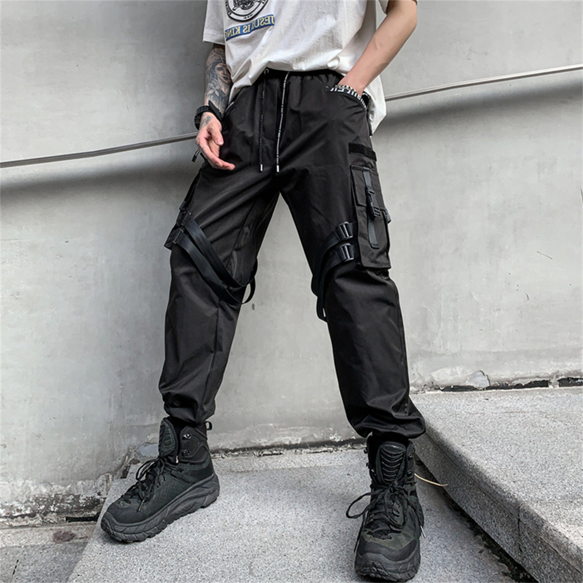 Cyberpunk Techwear Pants Harajuku Warcore Clothing Darkness | Etsy