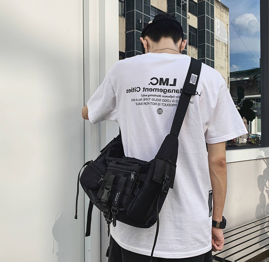 OFF-WRLD Techwear Men's Japanese Crossbody Bag