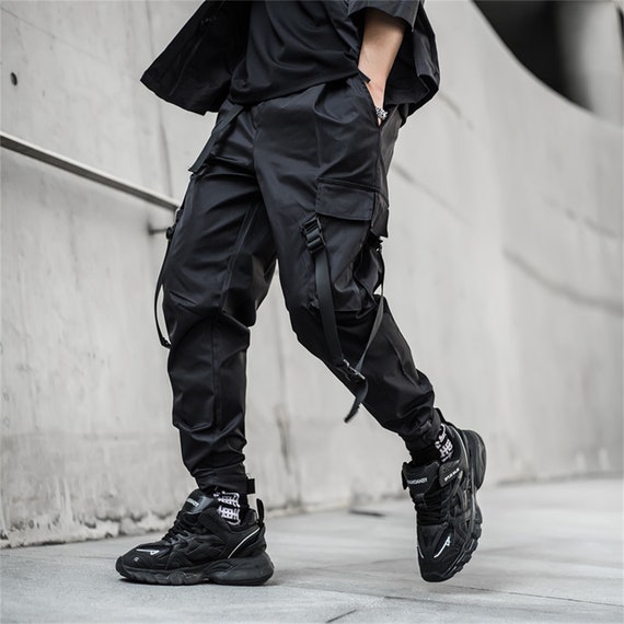 Japanese Techwear Pants Cyberpunk Straps Streetwear Clothing - Etsy UK