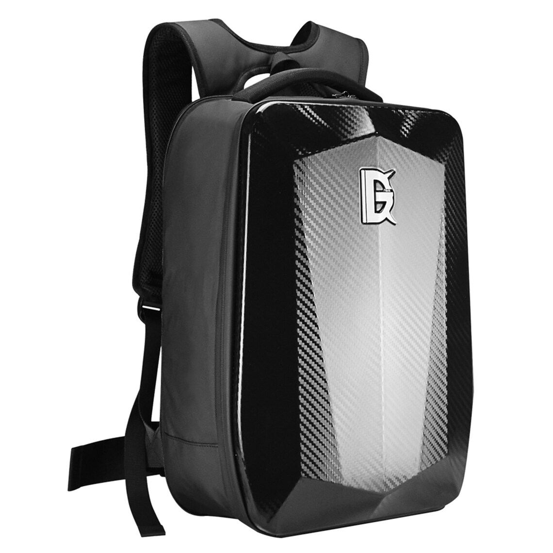 Black Techwear Bag Carbon Fiber Motorcycle Backpack Japan Etsy
