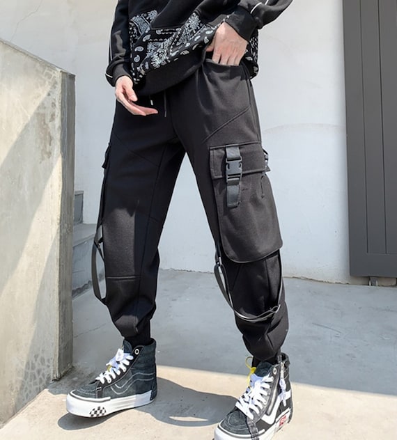 Darkness Techwear Pants Japanese Warcore Clothing Cyberpunk | Etsy