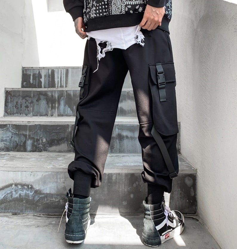 Darkness Techwear Pants Japanese Warcore Clothing Cyberpunk - Etsy