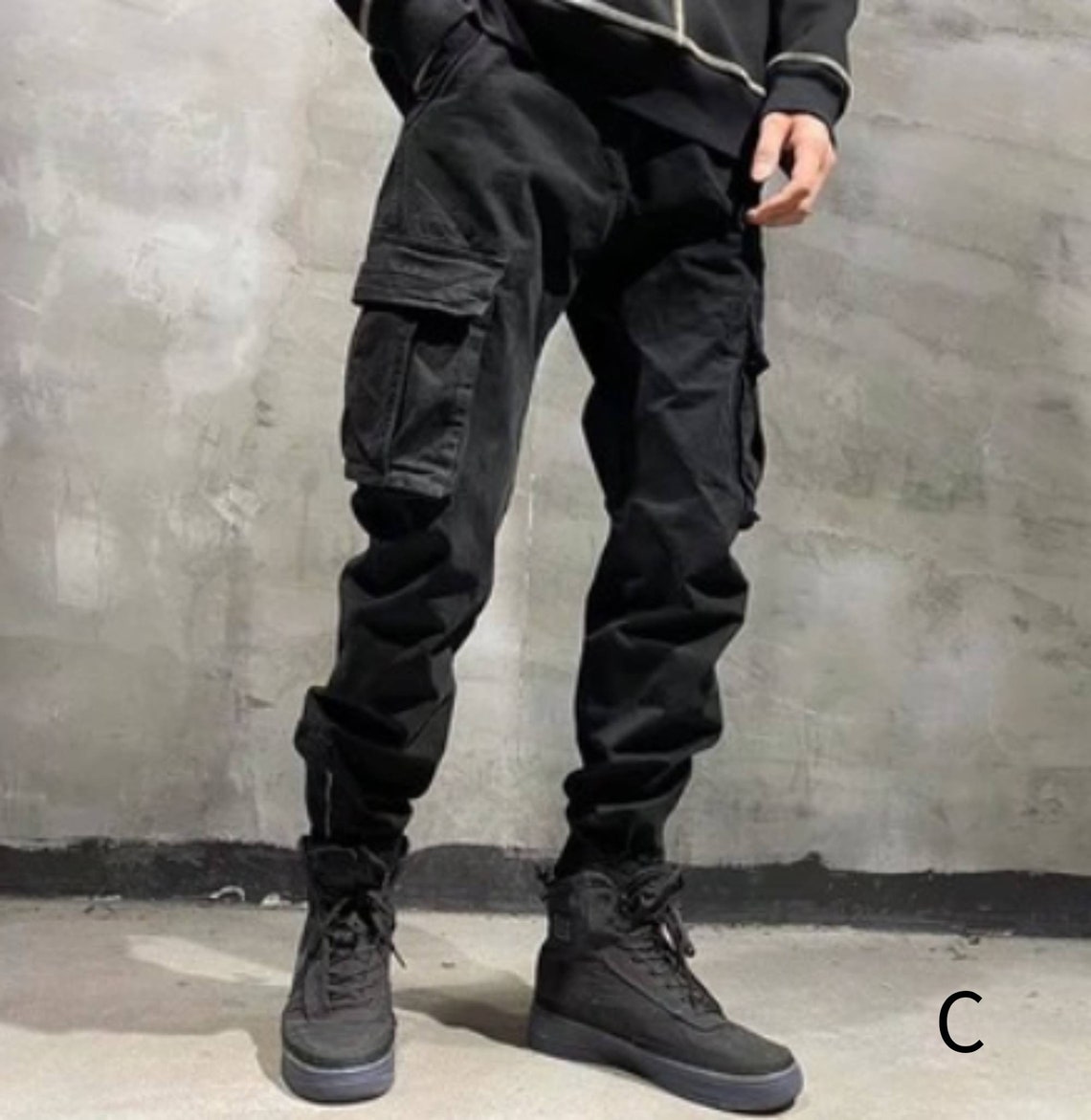 Men's Tactical Techwear Pants Japanese Joggers Cargo - Etsy