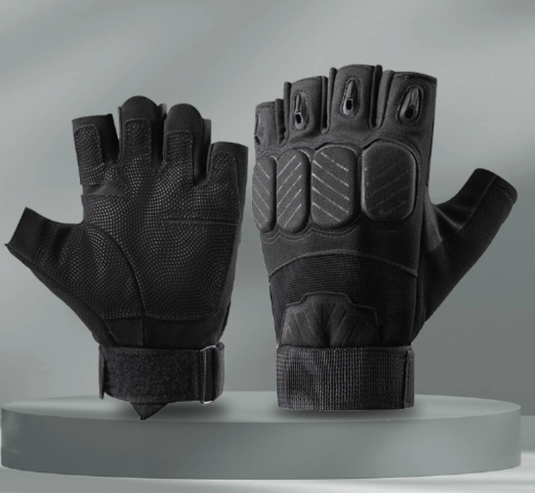 Black Men's Techwear Gloves Japanese Joggers Cargo Etsy