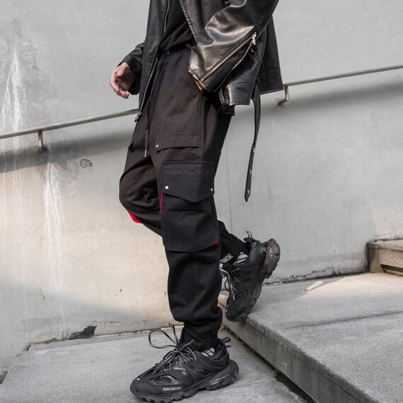 Darkness Techwear Pants Steampunk Futuristic Pants Cyberpunk | Etsy