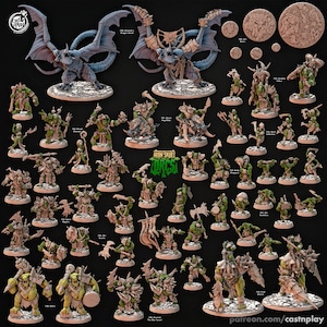 Cast n Play - Iron Skull Orcs - Resin Figures