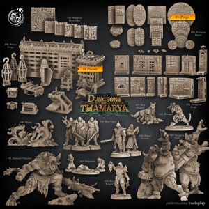 Cast n Play - Dungeons of Thamarya - Resin Figurines