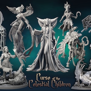 Great Grimoire - Curse of the Celestial Children - Resin figurines