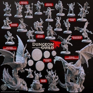 Cast n Play - Dungeon Guild - Resin Figures