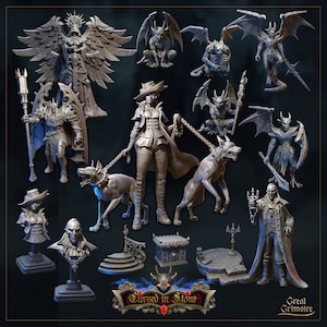 Great Grimoire - Curse in Stone - Resin figurines