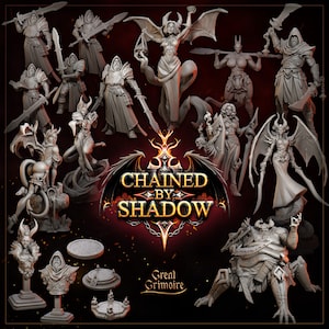 Great Grimoire - Chained by Shadow - Resin figurines