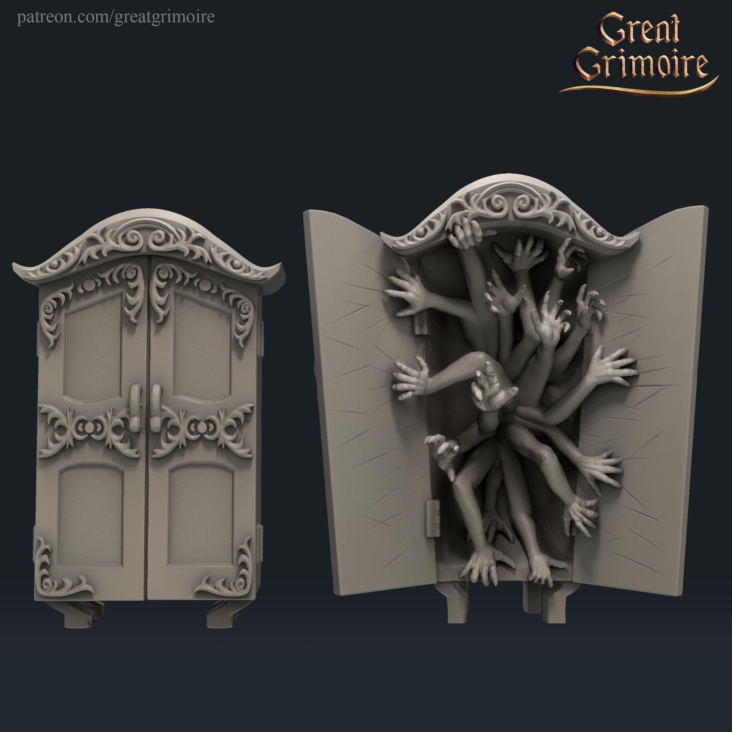 Great Grimoire - Mystic Lab - Resin Figurines - Etsy