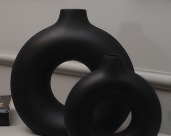 #01 Blue Dry Flower Vase Black Temptation Ceramic Vase #01 Blue Dry Flower Vase Black Temptation Ceramic Vase