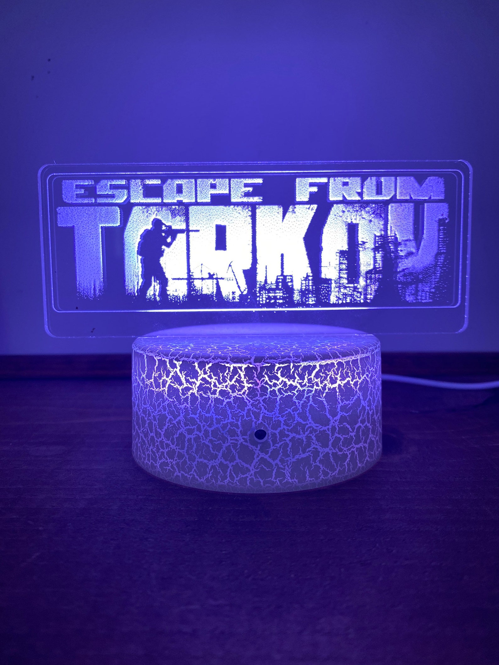 Custom Escape From Tarkov 3D Acrylic LED Lamp Etsy