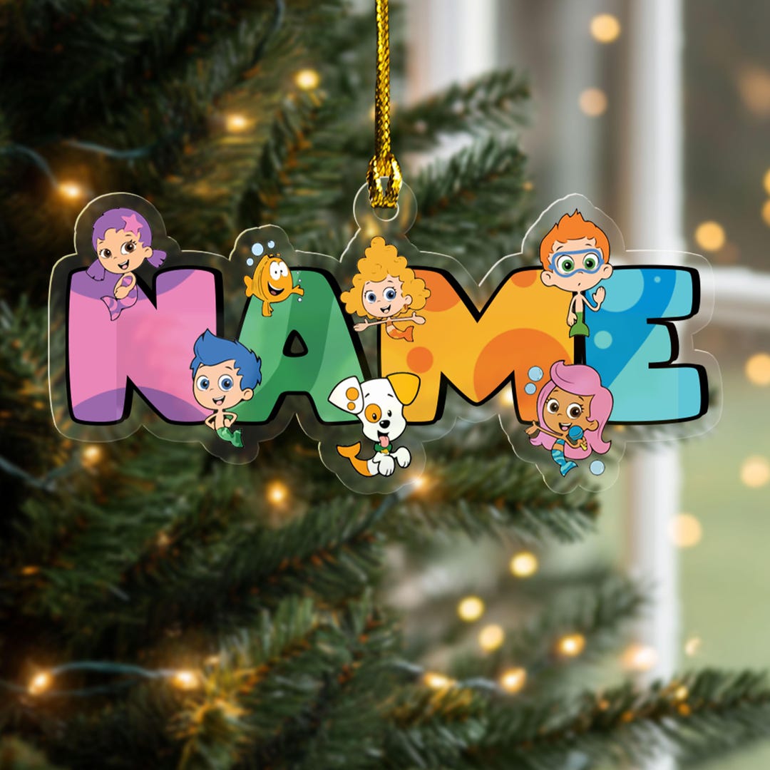 Custom Bubble Guppies Chirstmas Ornament, Bubble Guppies Christmas Gift ...