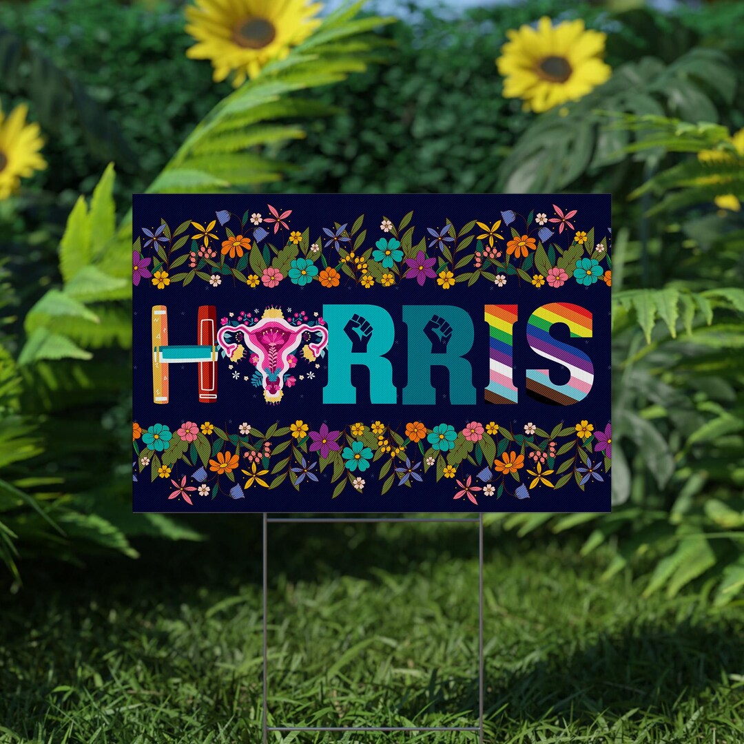 Harris Walz Sign Kamala Harris Sign, Harris Walz Let the Future Begin ...