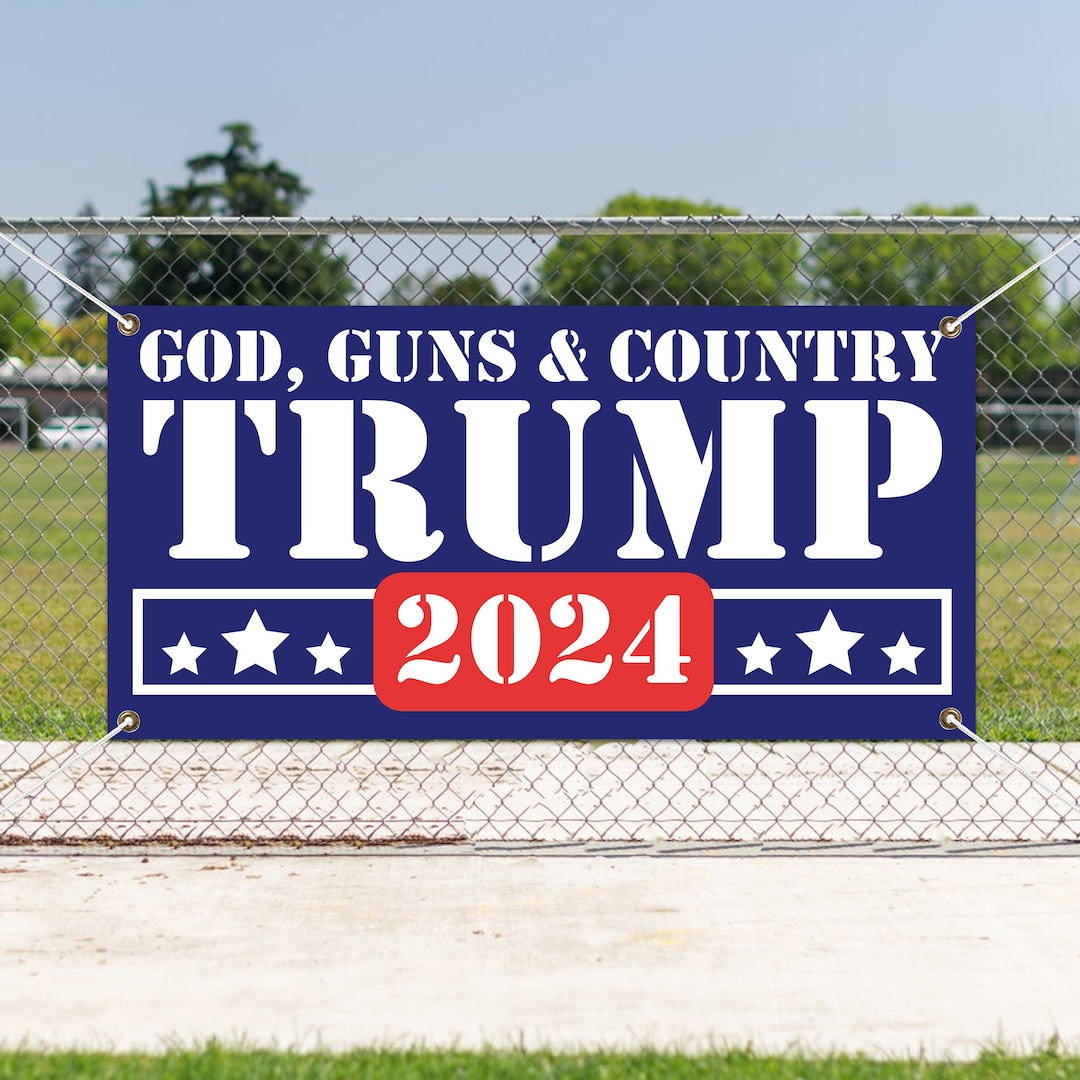 Bandiera 100D Nuova Bandiera 2° Emendamento God Guns & Trump - 3x5 Piedi, Tessuto 100D, Nuova Con Etichette Scritta Liberty - Foto 1