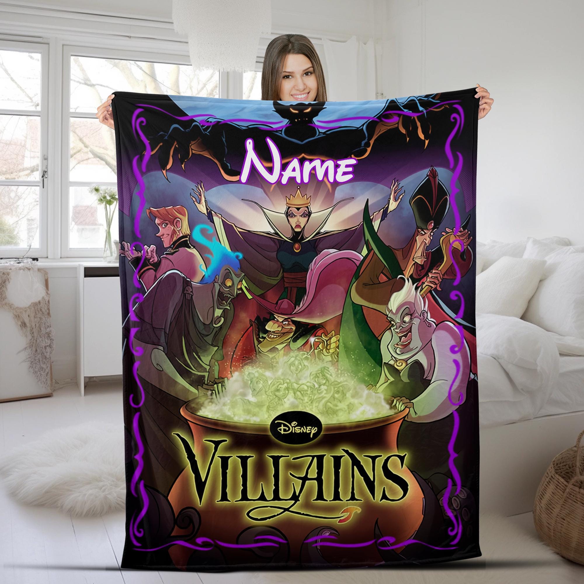 Maleficent Blanket Etsy