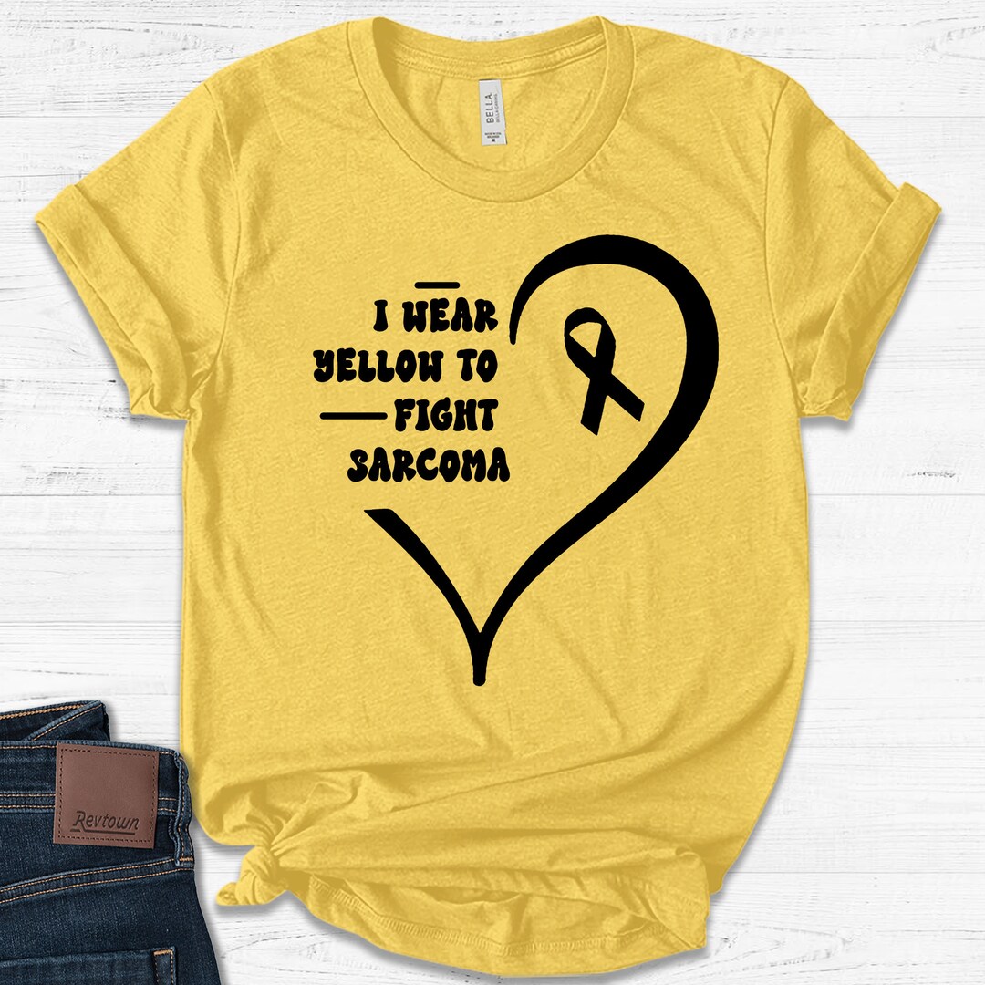 I Wear Yellow for My Granddaughter - Sarcoma Awareness Tee main image 0