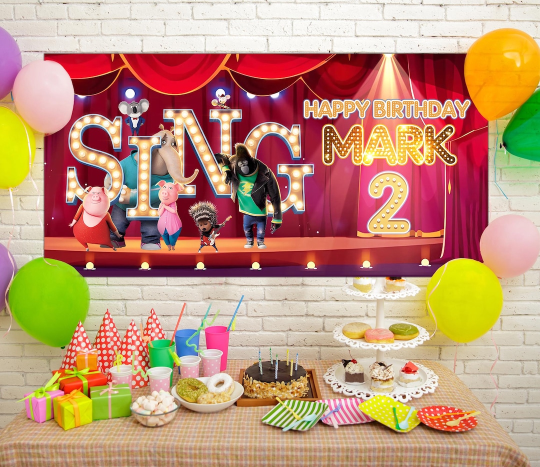Sing 2 Party Supplies