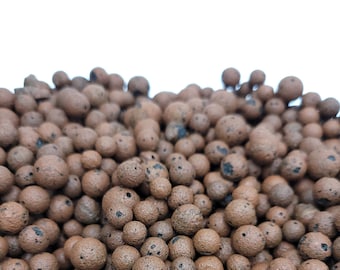 Leca Balls - Expanded Clay Pebbles - 4 Cups / 1 Quart
