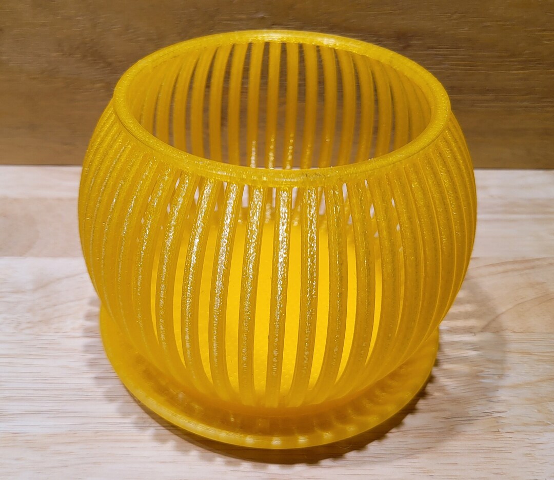Breathable Stripe Round Orchid Pot With Saucer Etsy