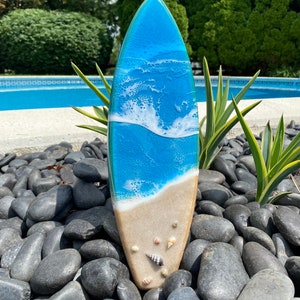 Resin Surfboard Wall Décor