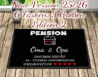 Fußmatte * Pension Oma & Opa * HERZEDITION   Art. 5000-