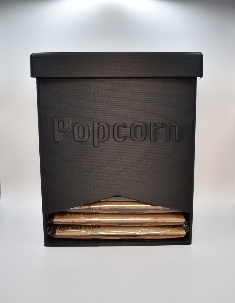 Popcorn Dispenser Popcorn Organizer Shelf Popcorn Bag Etsy Ireland