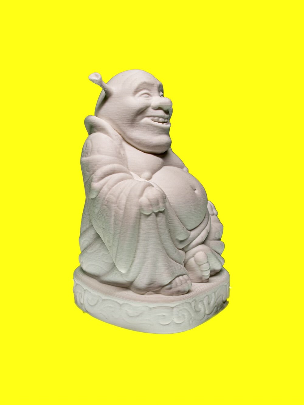 Shrek Buddha Statue, 3D Printed, Home Decor, Desk Ornament, Shrek Figurine,  Multiple Colors and Sizes Available 