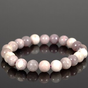 Pink Tourmaline Stretch Bracelet Crystal Handmade Natural Gemstone Chakra Gift Set For Men Women 8mm Bead Bracelets