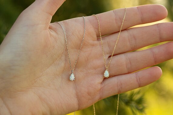 Etsy opal deals necklace