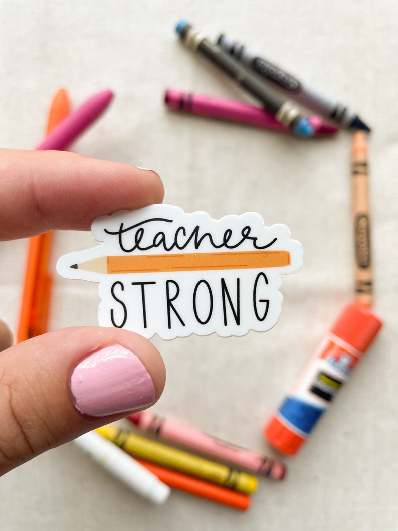 Teacher Minis Pack Waterproof Aesthetic Sticker for Etsy