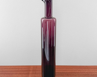 Rare Vintage Nanny Still 1735 Purple Art Glass Bottle